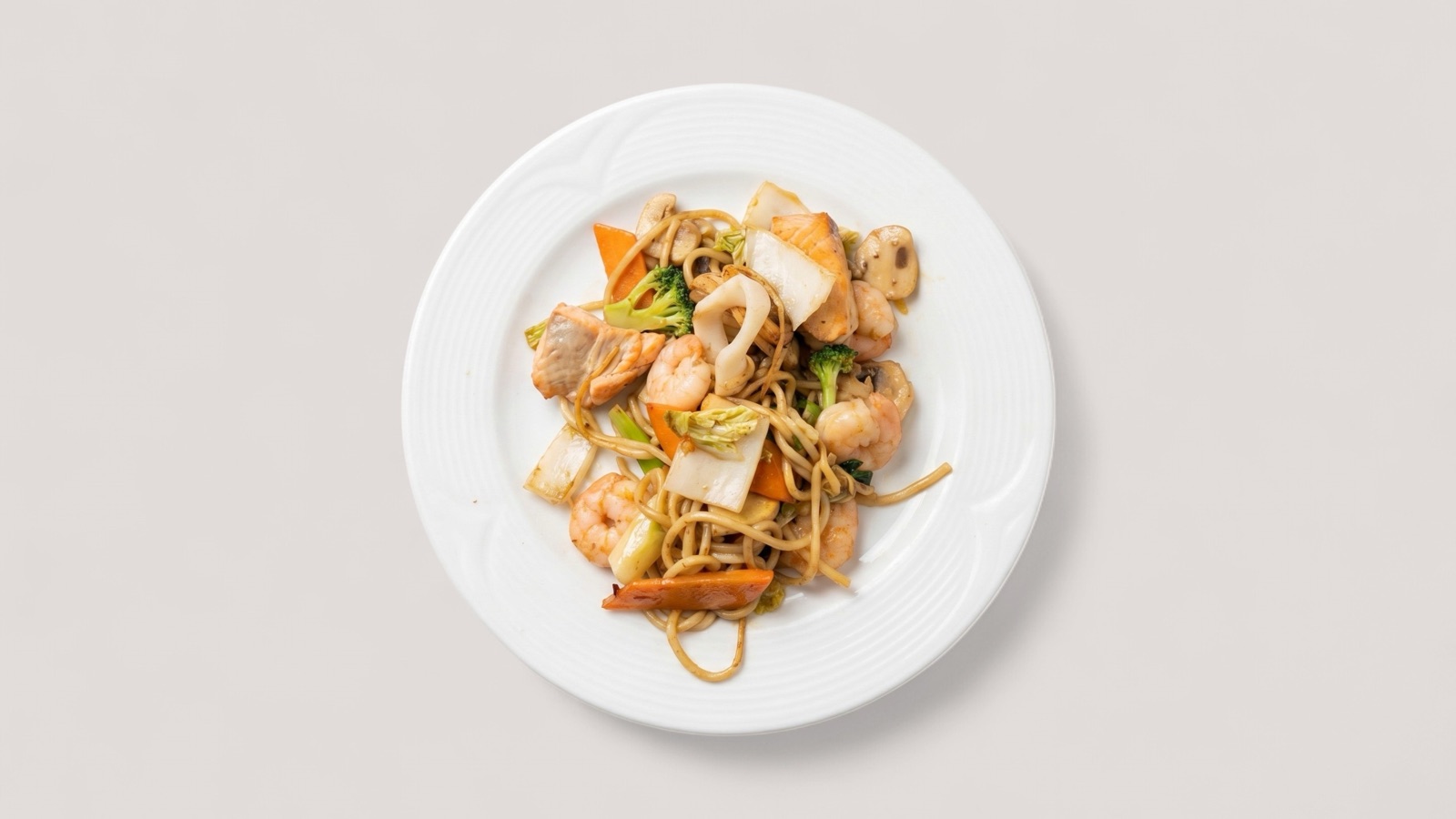 Enhanced noodle dish output sample