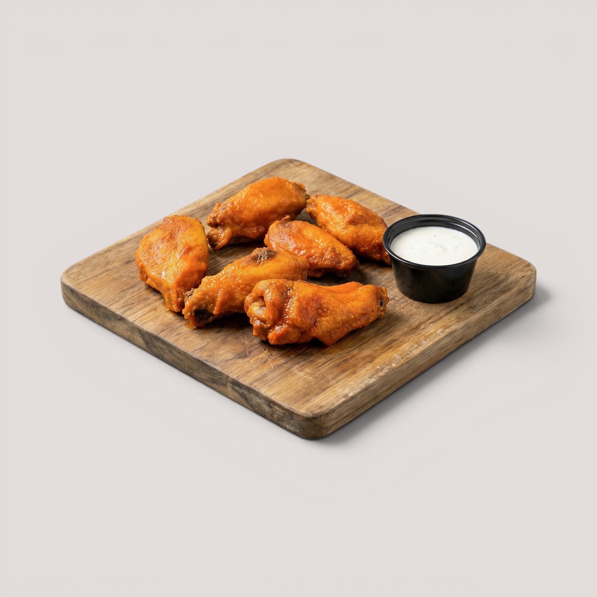Splentify-enhanced chicken wings photo for bars and pubs