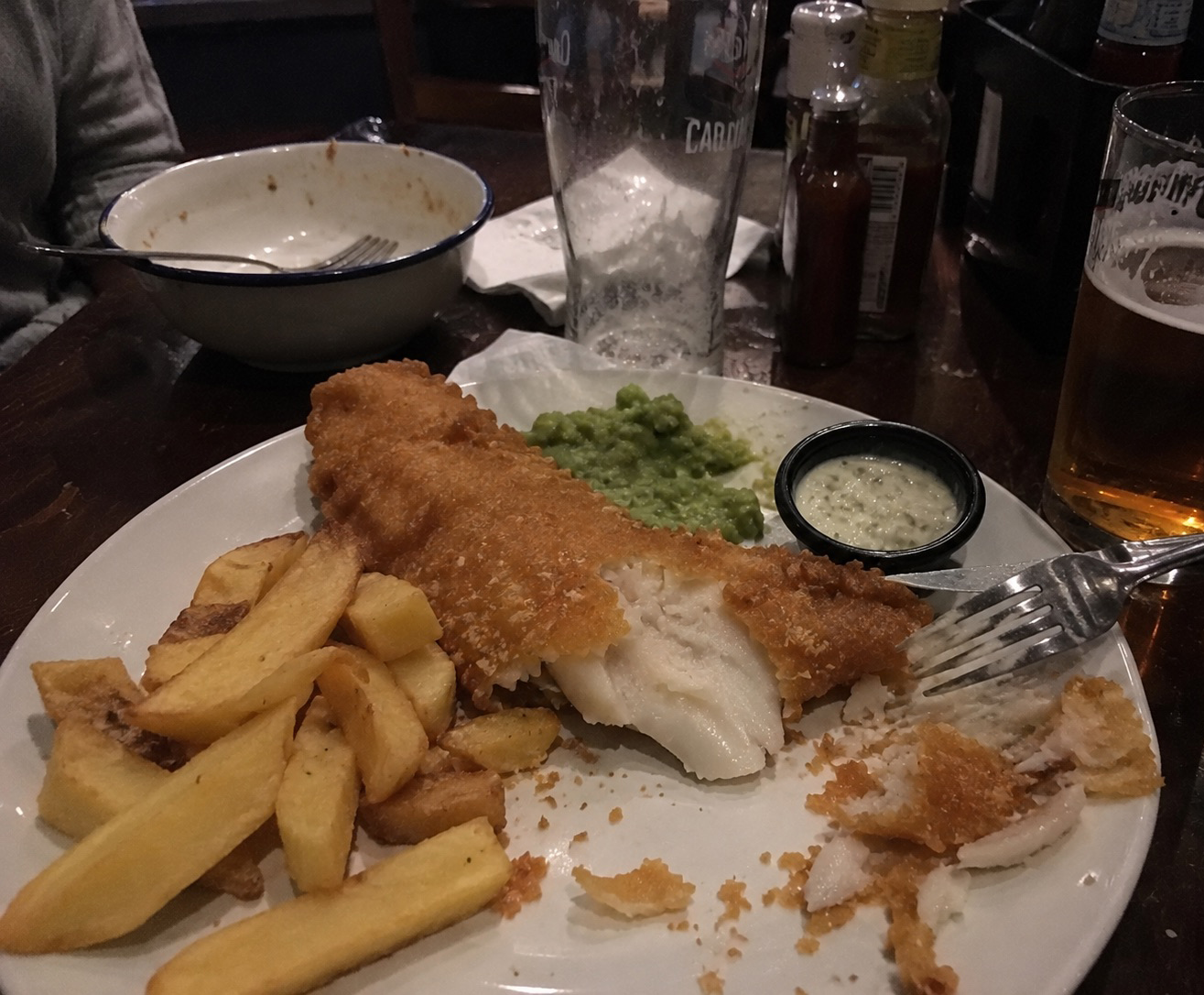 Original fish and chips photo for bars and pubs
