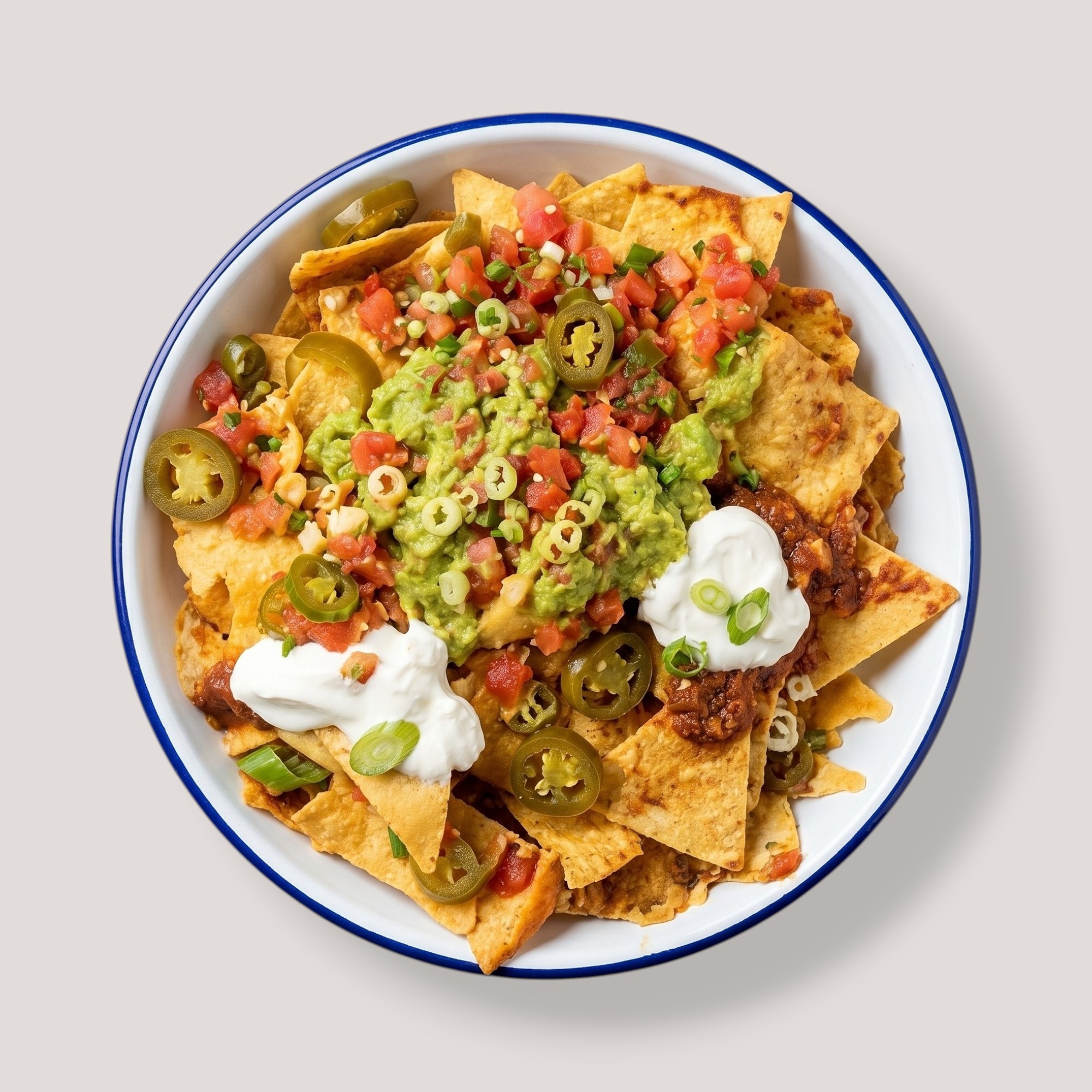 Splentify-enhanced loaded nachos photo for bars and pubs