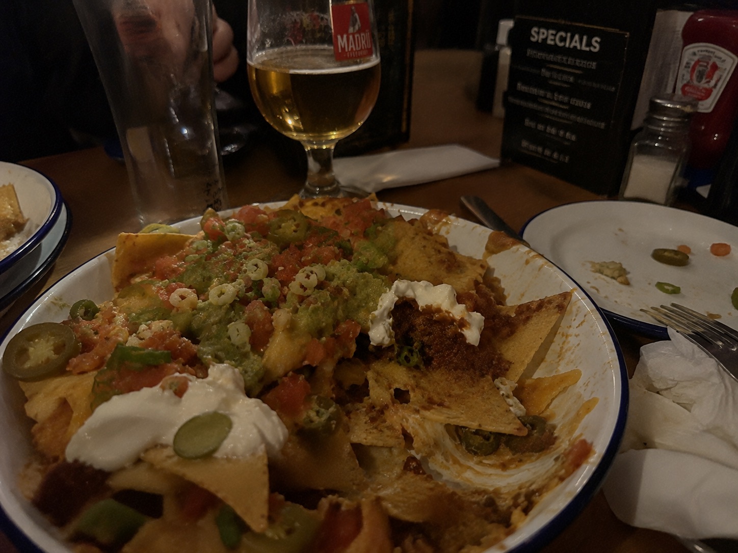 Original loaded nachos photo for bars and pubs