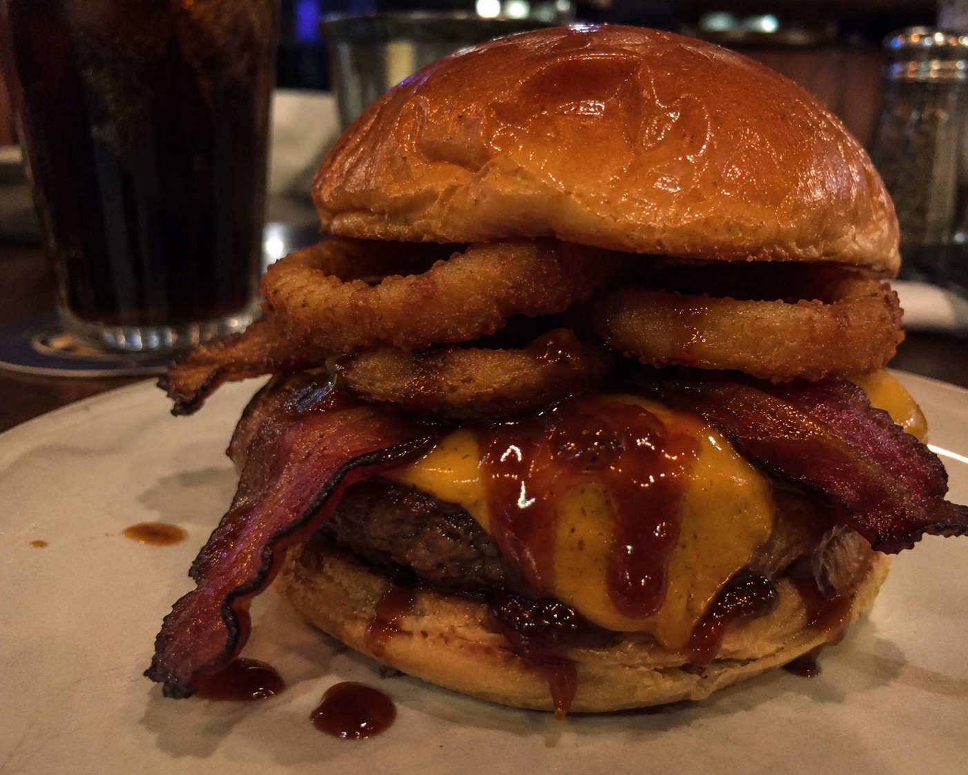 Original bbq bacon burger photo for burger restaurants