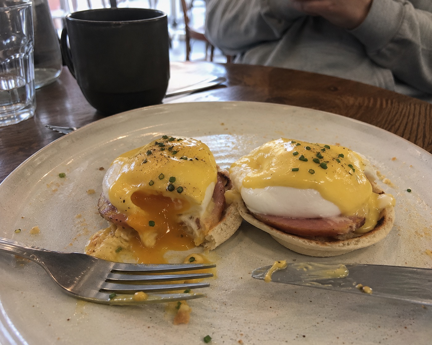 Original eggs benedict photo for cafes