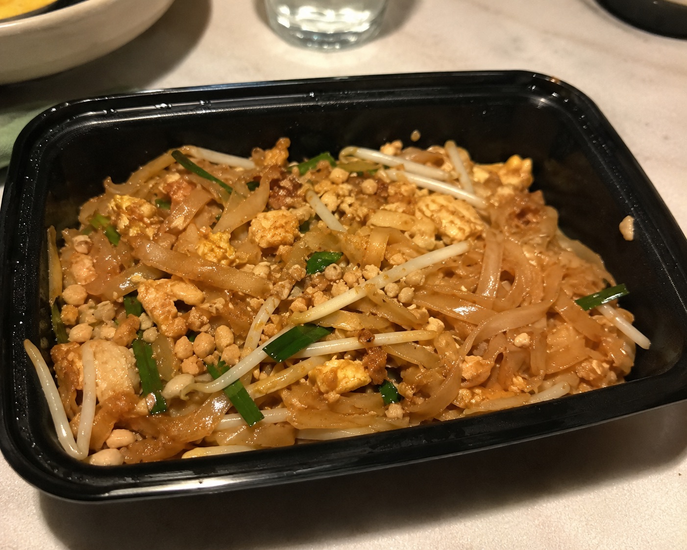 Original pad thai noodles photo for dark kitchens