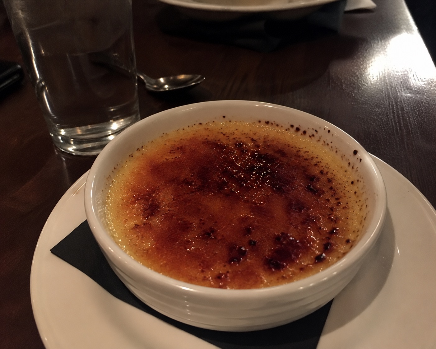 Original creme brulee photo for dessert shops