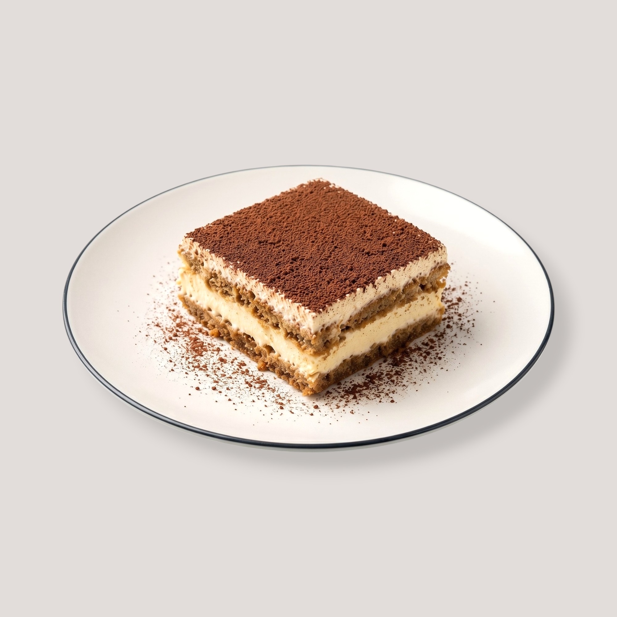 Splentify-enhanced tiramisu photo for dessert shops