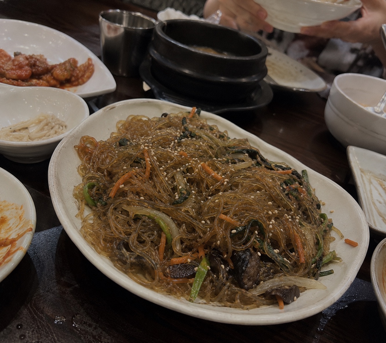 Original japchae photo for korean restaurants